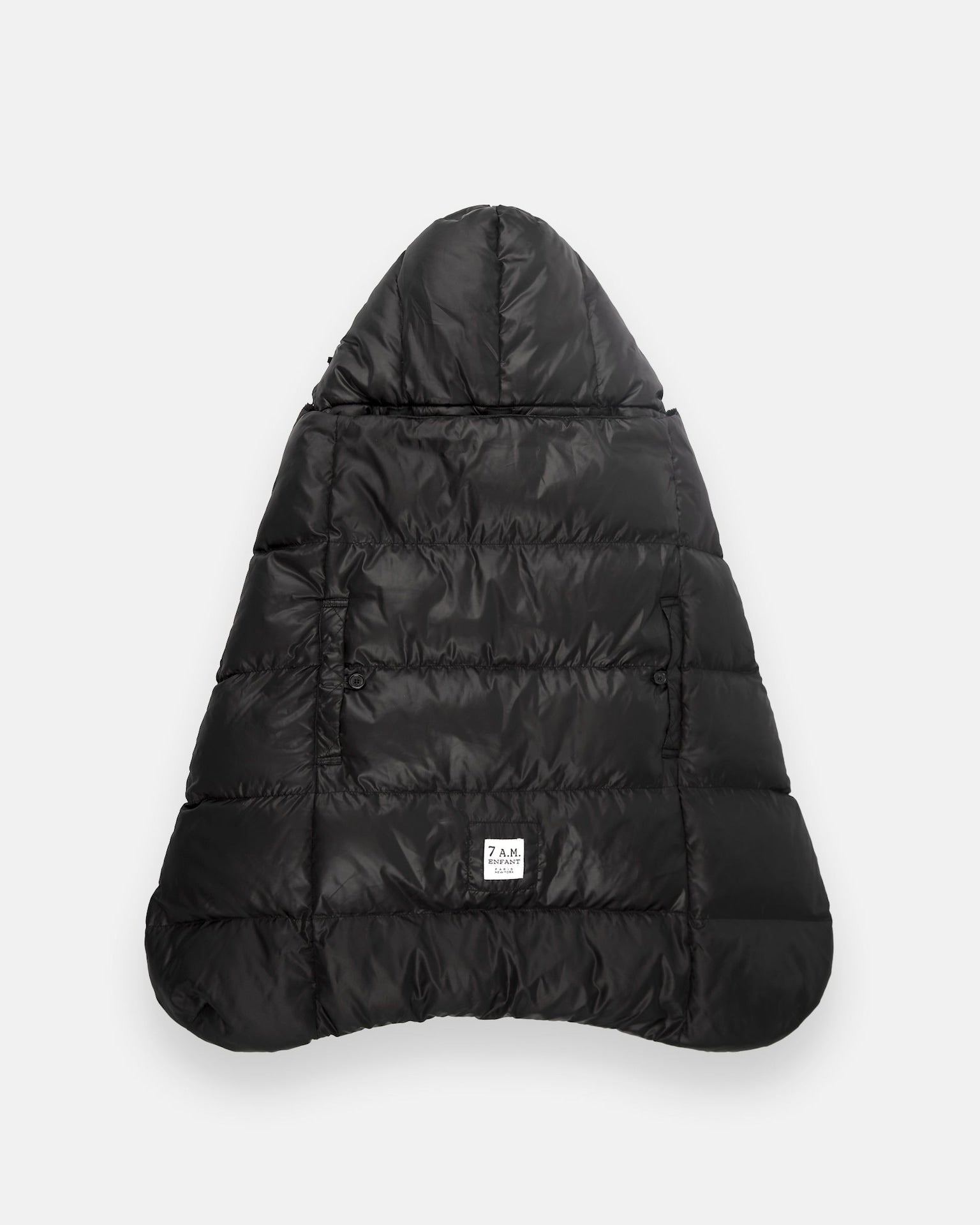7AM Enfant Heavyweight, K-Poncho Black Plush K7V9 - product image 1