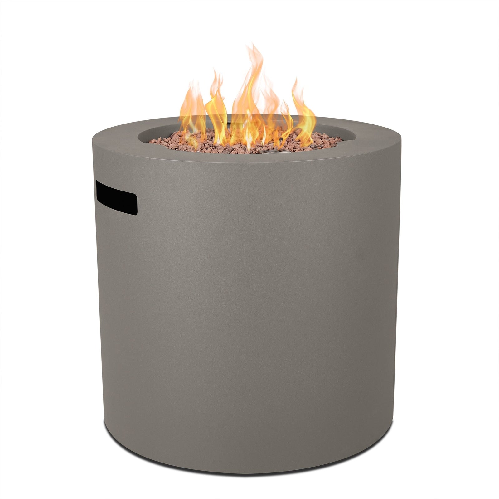 Steel Propane Fire Pit Hidden Tank in Mist Gray, 24-in P6Y8 - product image 4
