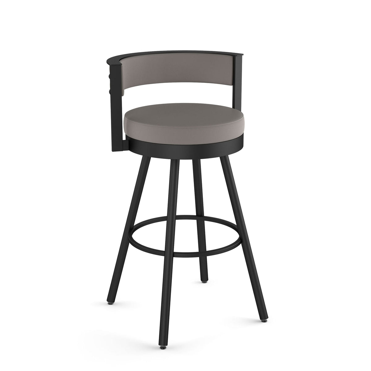 Eller Swivel Bar Stool with Padded Backrest, Multiple Colours, 30-in O1C6 - product image 1