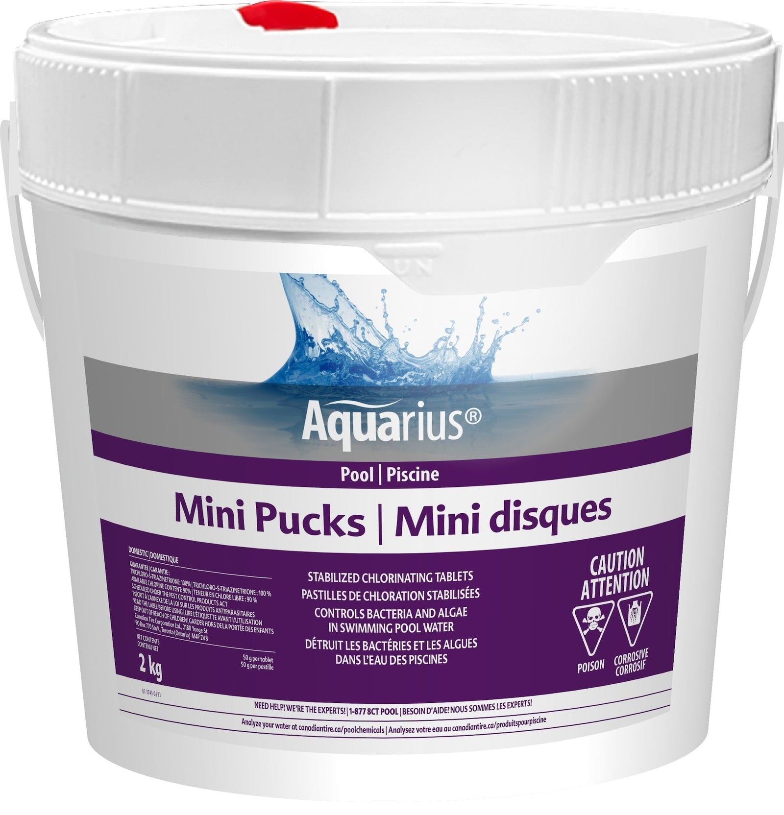 Mini Pucks Stabilized Chlorine Tablets, 2-kg D1I9 - product image 1