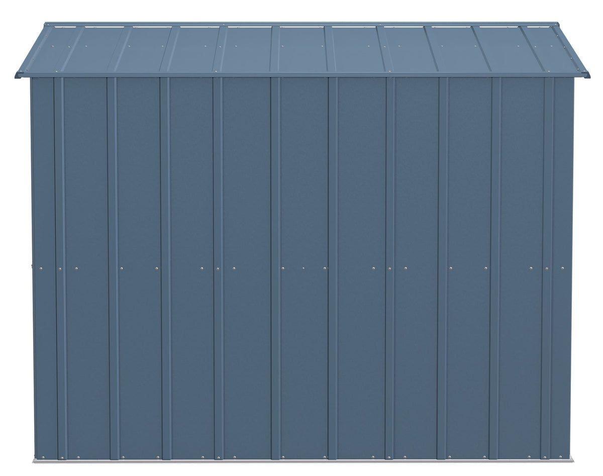 Classic Galvanized Steel Storage Shed, Blue Grey, 8-ft x 8-ft V1A5 - product image 5
