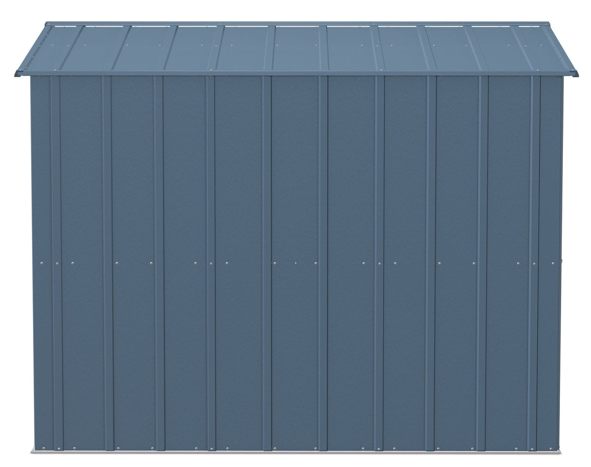 Classic Galvanized Steel Storage Shed, Blue Grey, 8-ft x 8-ft V1A5 - product image 6