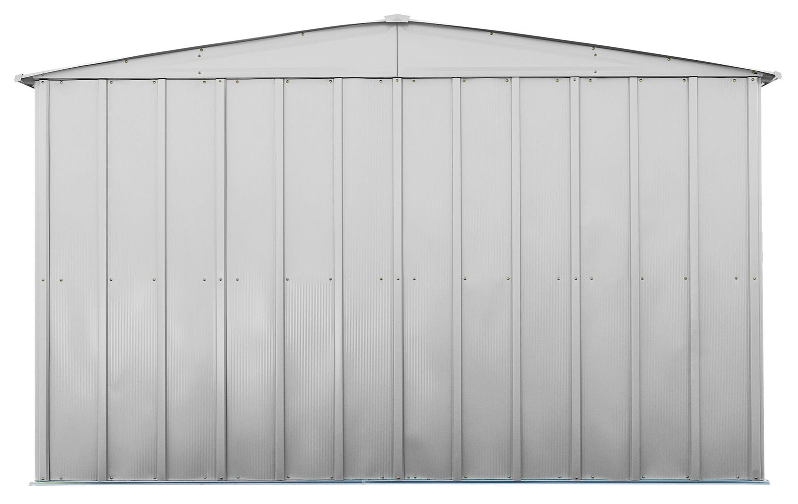 Classic Galvanized Steel Storage Shed, Flute Grey, 10-ft x 14-ft A4A7 - product image 8