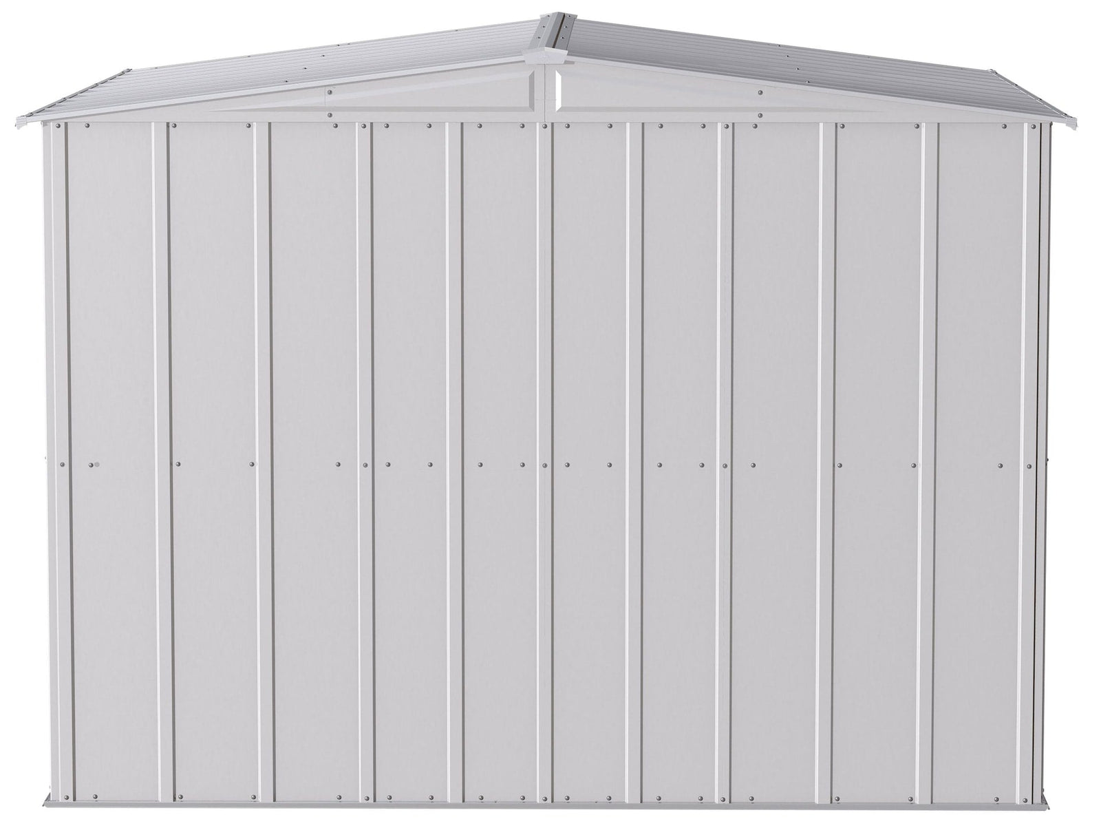Classic Galvanized Steel Storage Shed, Flute Grey, 8-ft x 8-ft O9E8 - product image 7