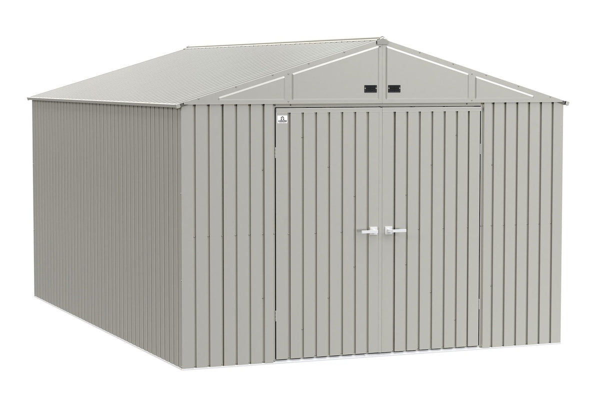 Elite 10x14-ft Cool Grey Corrosion-Resistant Steel Shed D9G6 - product image 3