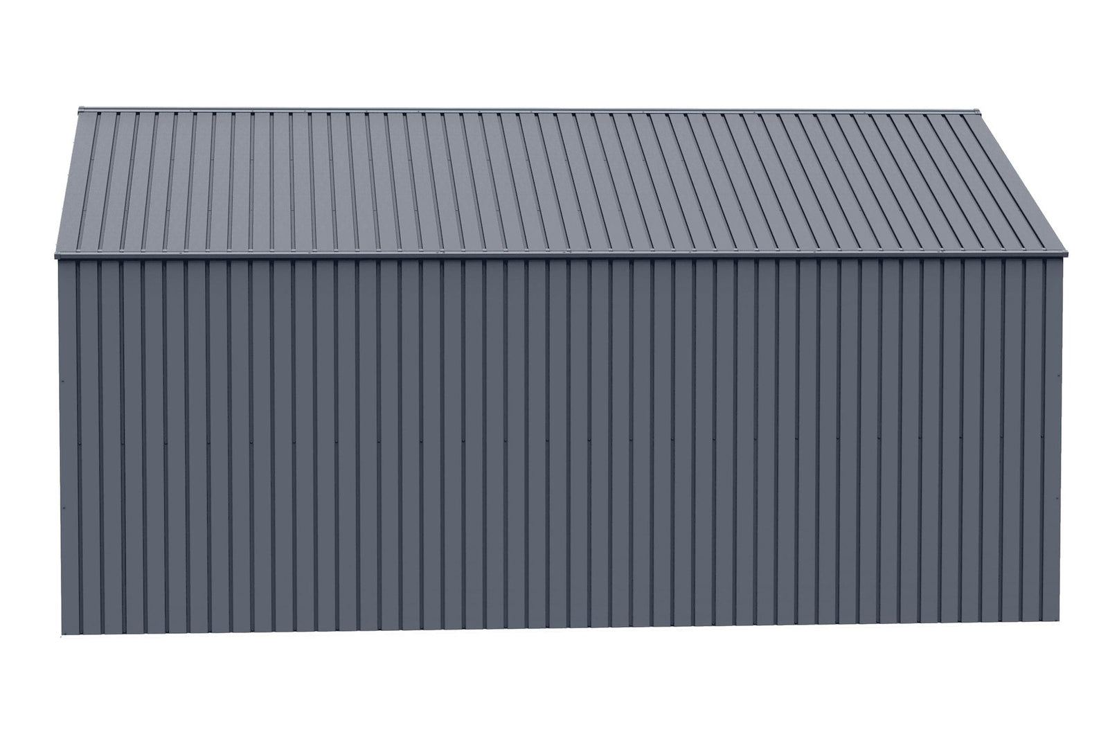 Elite 12x16-ft Anthracite Corrosion-Resistant Steel Storage Shed B4S0 - product image 4