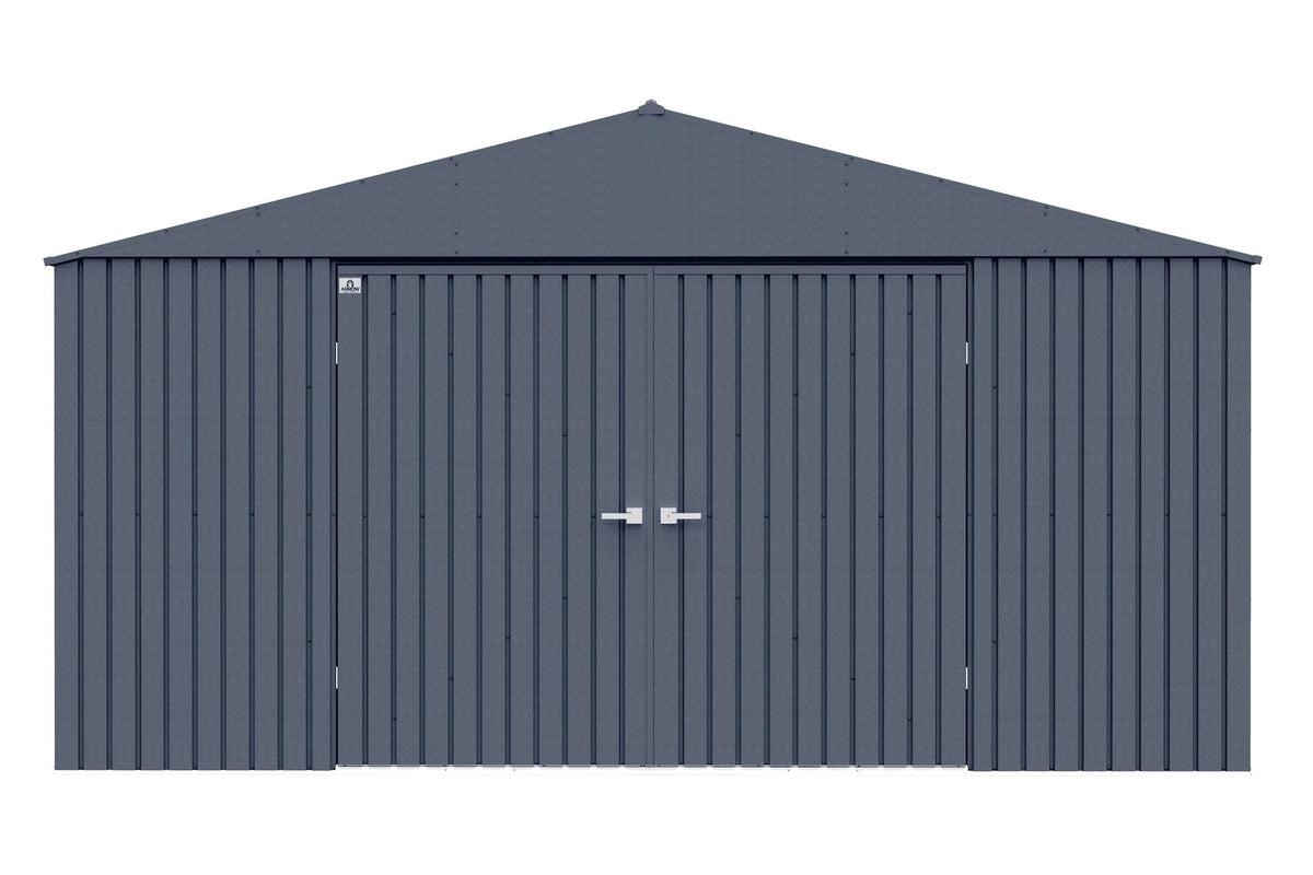 Elite 14x12-ft Anthracite Corrosion-Resistant Steel Shed W8Y9 - product image 3
