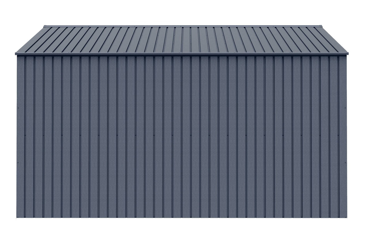 Elite 14x12-ft Anthracite Corrosion-Resistant Steel Shed Z7M3 - product image 6