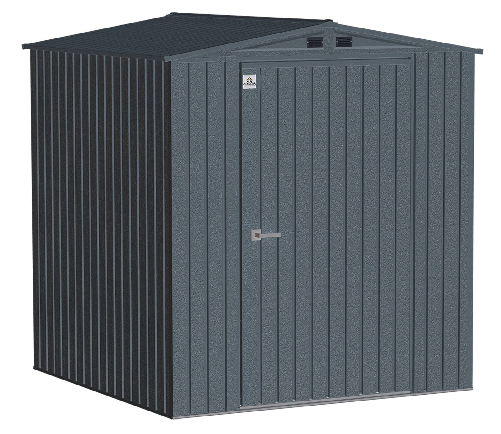 Elite Steel Storage Shed with Pent Roof, Anthracite, 6-ft x 6-ft M5O9 - product image 1