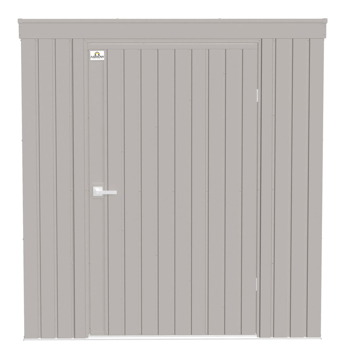 Elite Steel Storage Shed with Pent Roof, Cool Grey, 6-ft x 4-ft C3T6 - product image 3