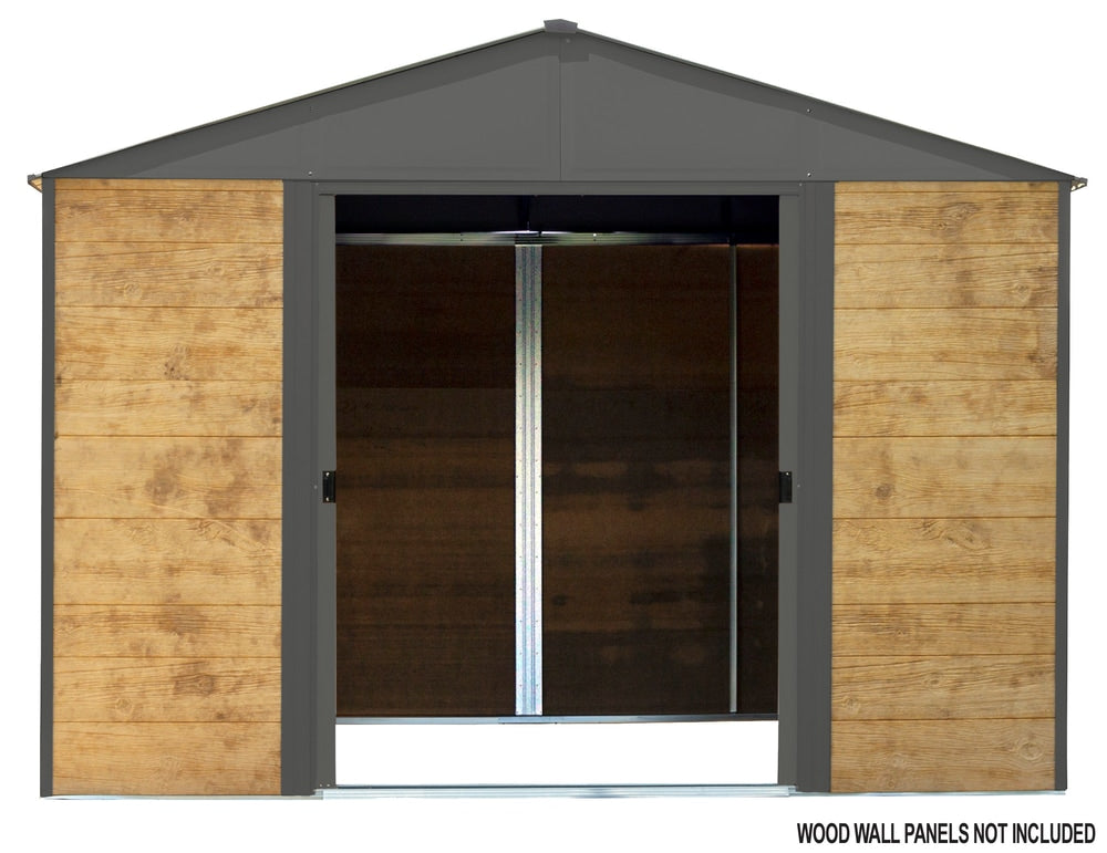 Ironwood Steel Hybrid Shed Kit, Anthracite, 10-ft x 12-ft N4O9 - product image 4