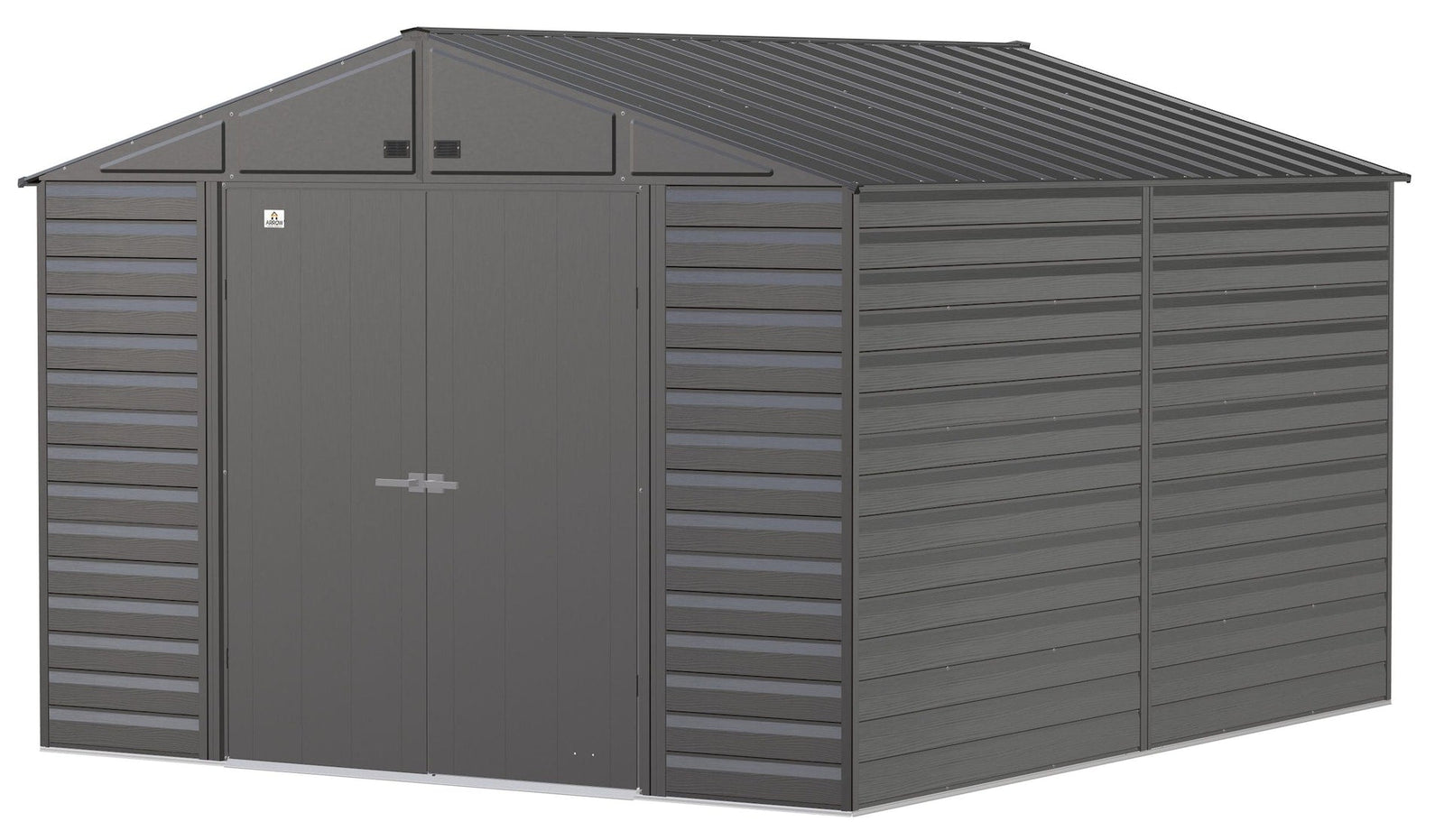 Select Galvanized Steel Storage Shed, Charcoal, 10-ft x 12-ft V6C0 - product image 3
