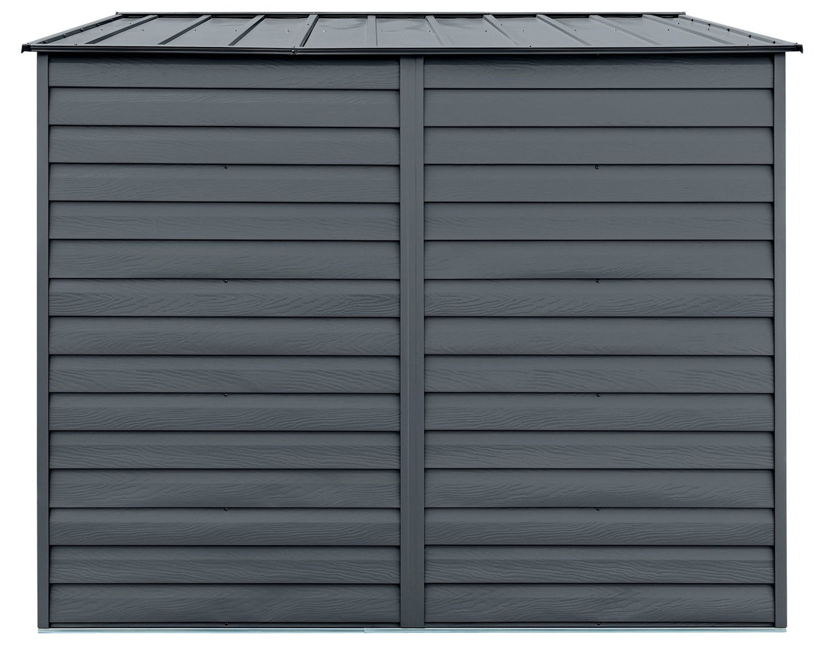 Select Galvanized Steel Storage Shed, Charcoal, 10-ft x 8-ft W9J0 - product image 5