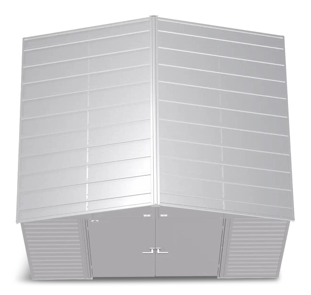 Select Galvanized Steel Storage Shed, Flute Grey, 10-ft x 8-ft K3L4 - product image 7