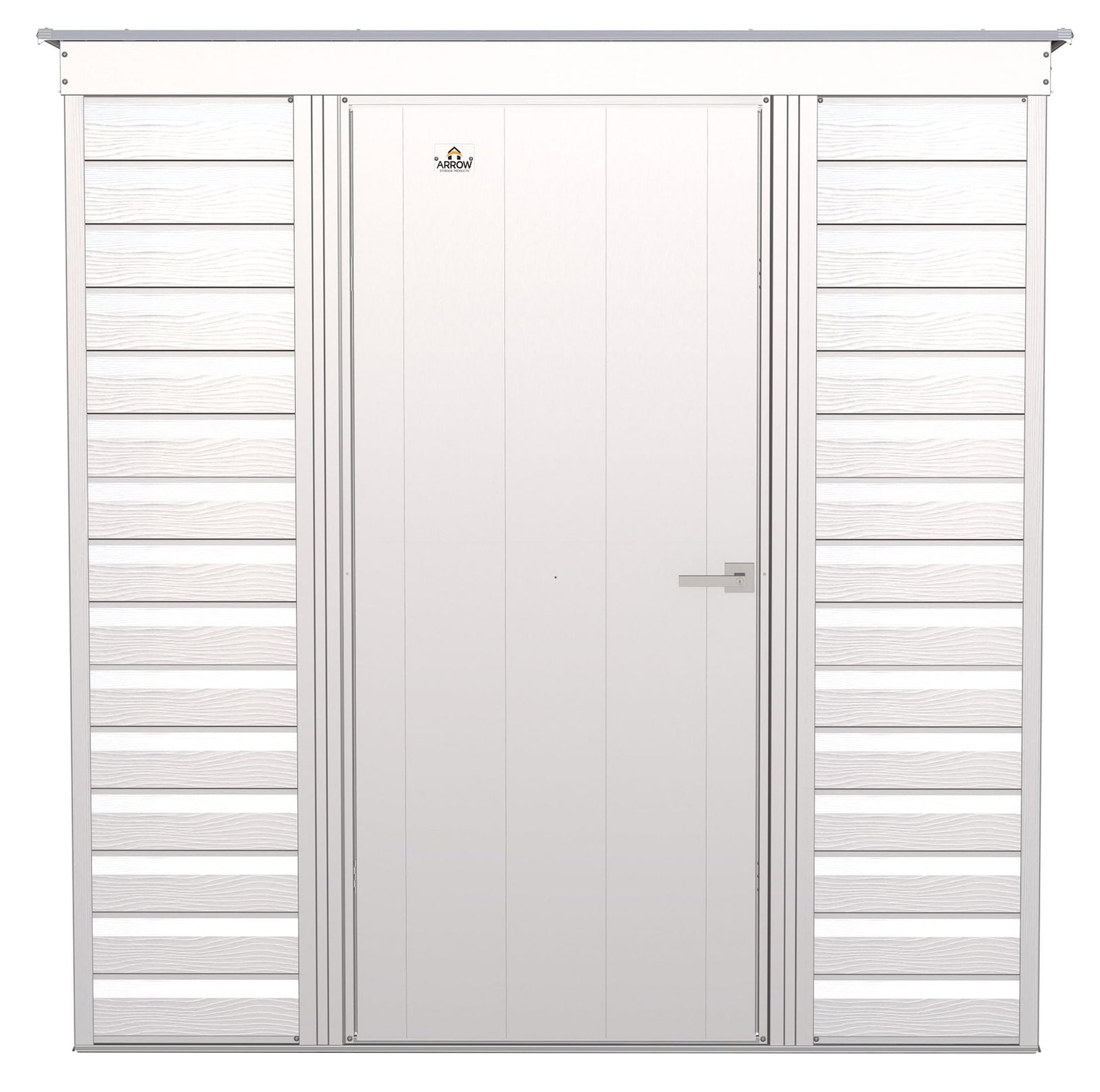 Select Galvanized Steel Storage Shed, Flute Grey, 6-ft x 4-ft E1I0 - product image 6