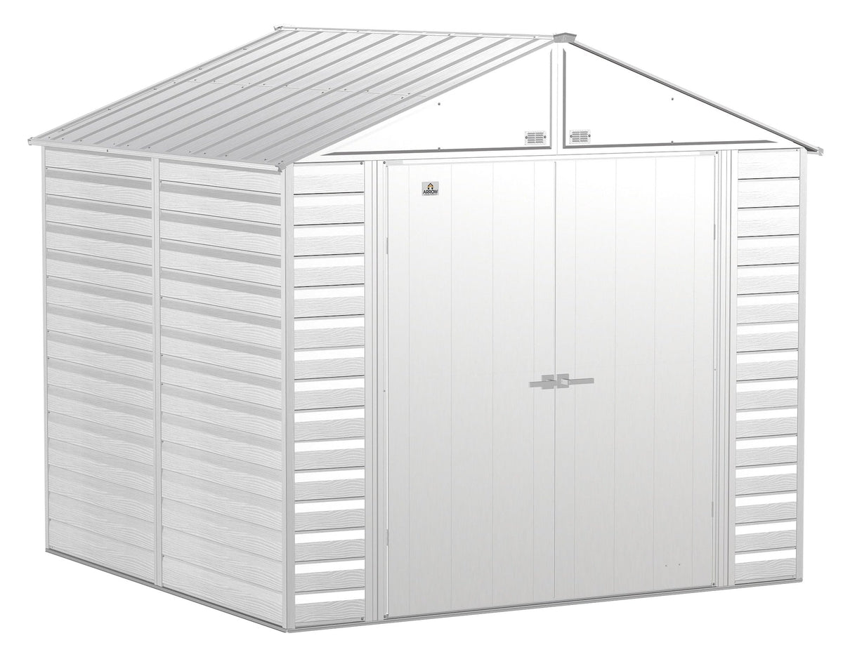 Select Galvanized Steel Storage Shed, Flute Grey, 8-ft x 8-ft B6F2 - product image 2