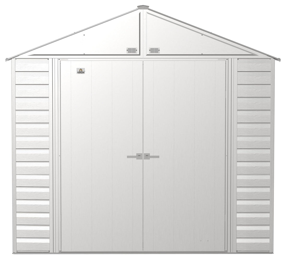 Select Galvanized Steel Storage Shed, Flute Grey, 8-ft x 8-ft J9H6 - product image 4