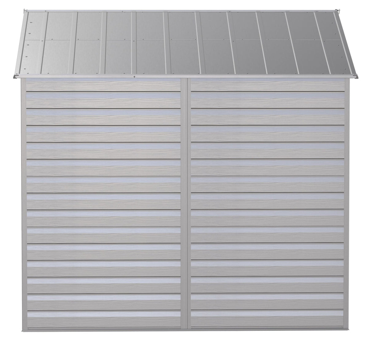 Select Galvanized Steel Storage Shed, Flute Grey, 8-ft x 8-ft J9H6 - product image 8