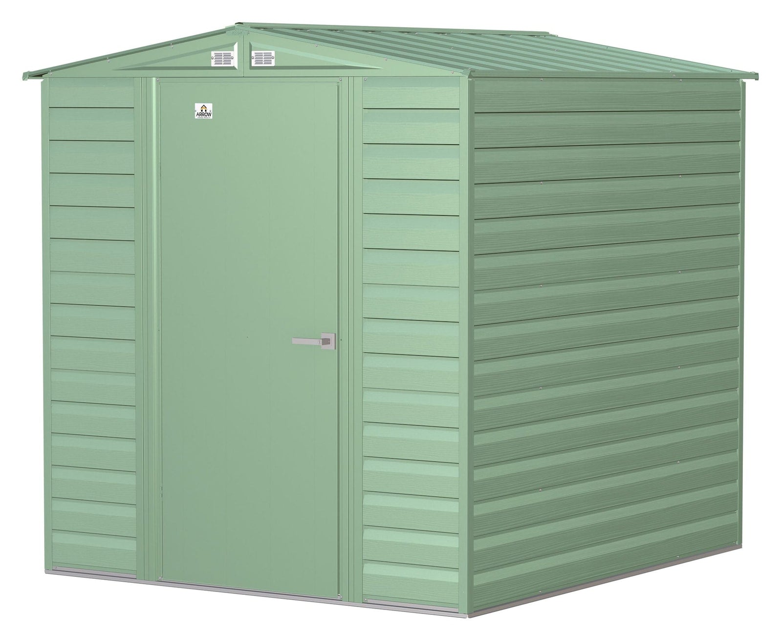 Select Galvanized Steel Storage Shed, Sage Green, 6-ft x 7-ft L9Y6 - product image 3