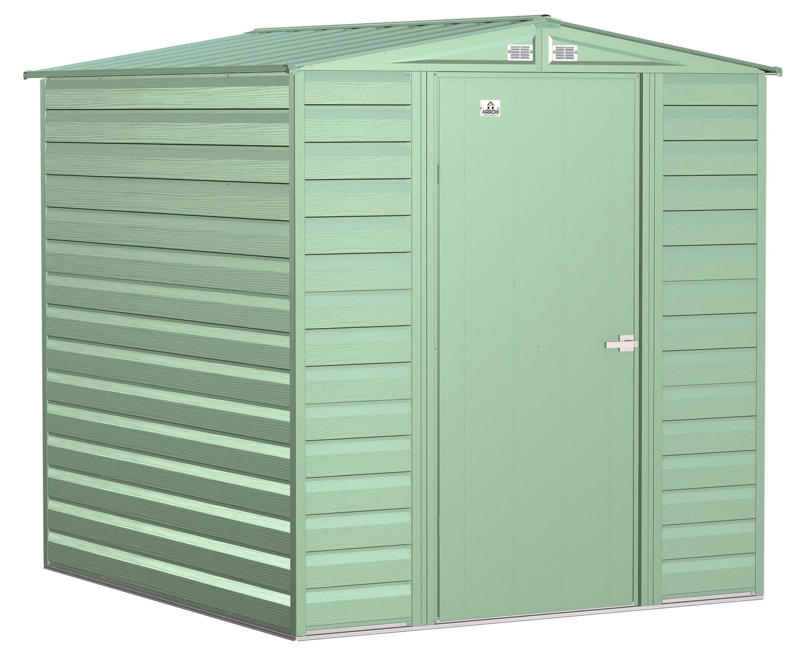 Select Galvanized Steel Storage Shed, Sage Green, 6-ft x 7-ft L9Y6 - product image 4