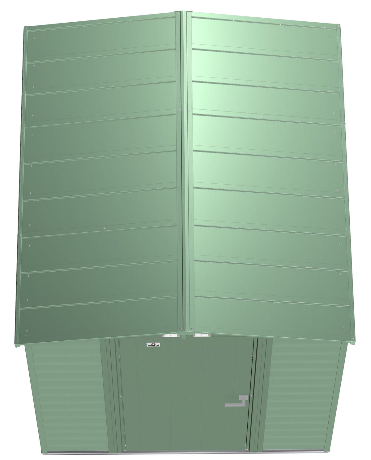 Select Galvanized Steel Storage Shed, Sage Green, 6-ft x 7-ft L9Y6 - product image 5
