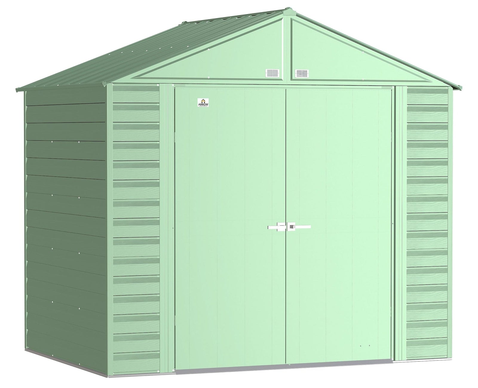 Select Galvanized Steel Storage Shed, Sage Green, 8-ft x 6-ft G4A2 - product image 1
