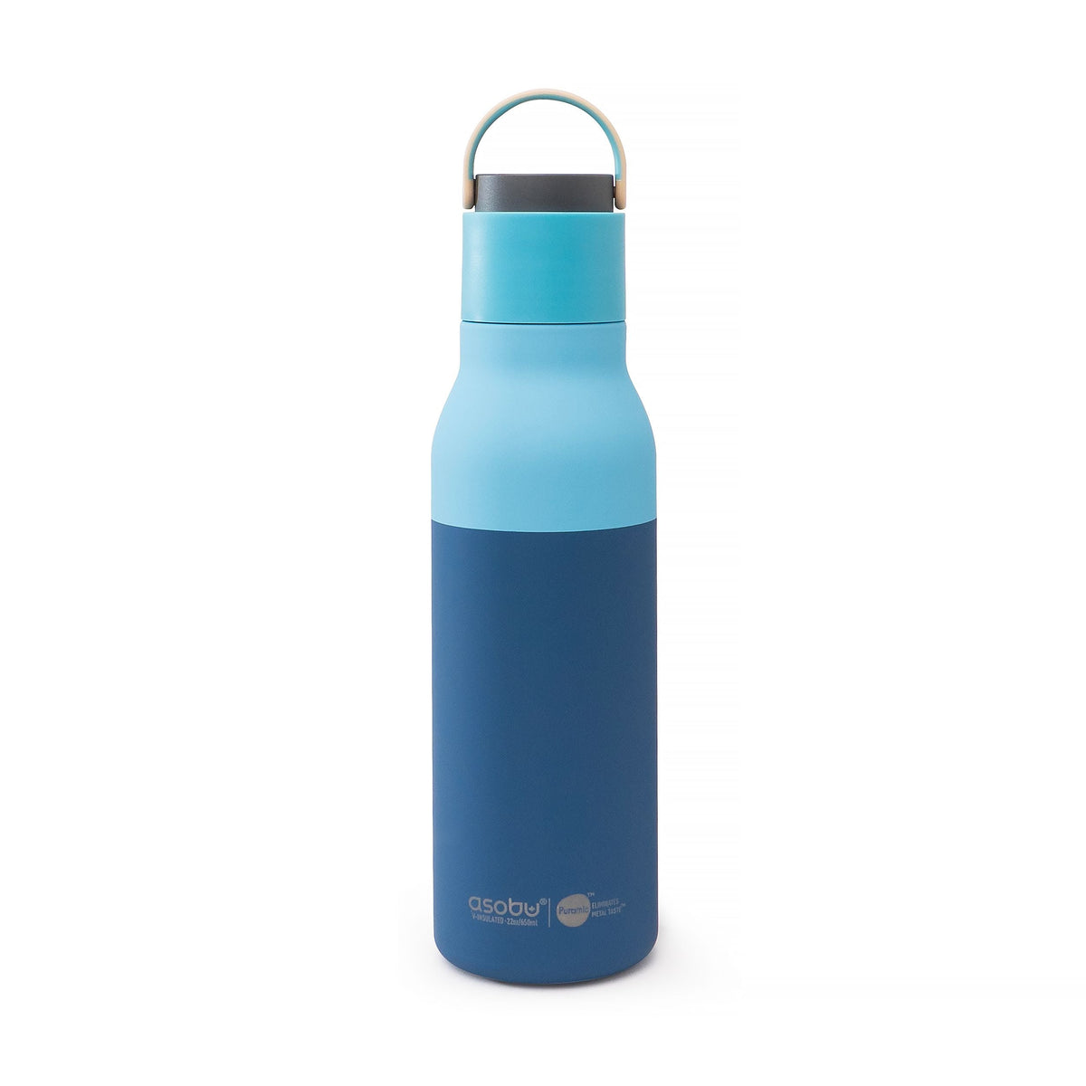 Metro Ceramic Water Bottle, 22-oz, Pastel Blue W4X1 - product image 1