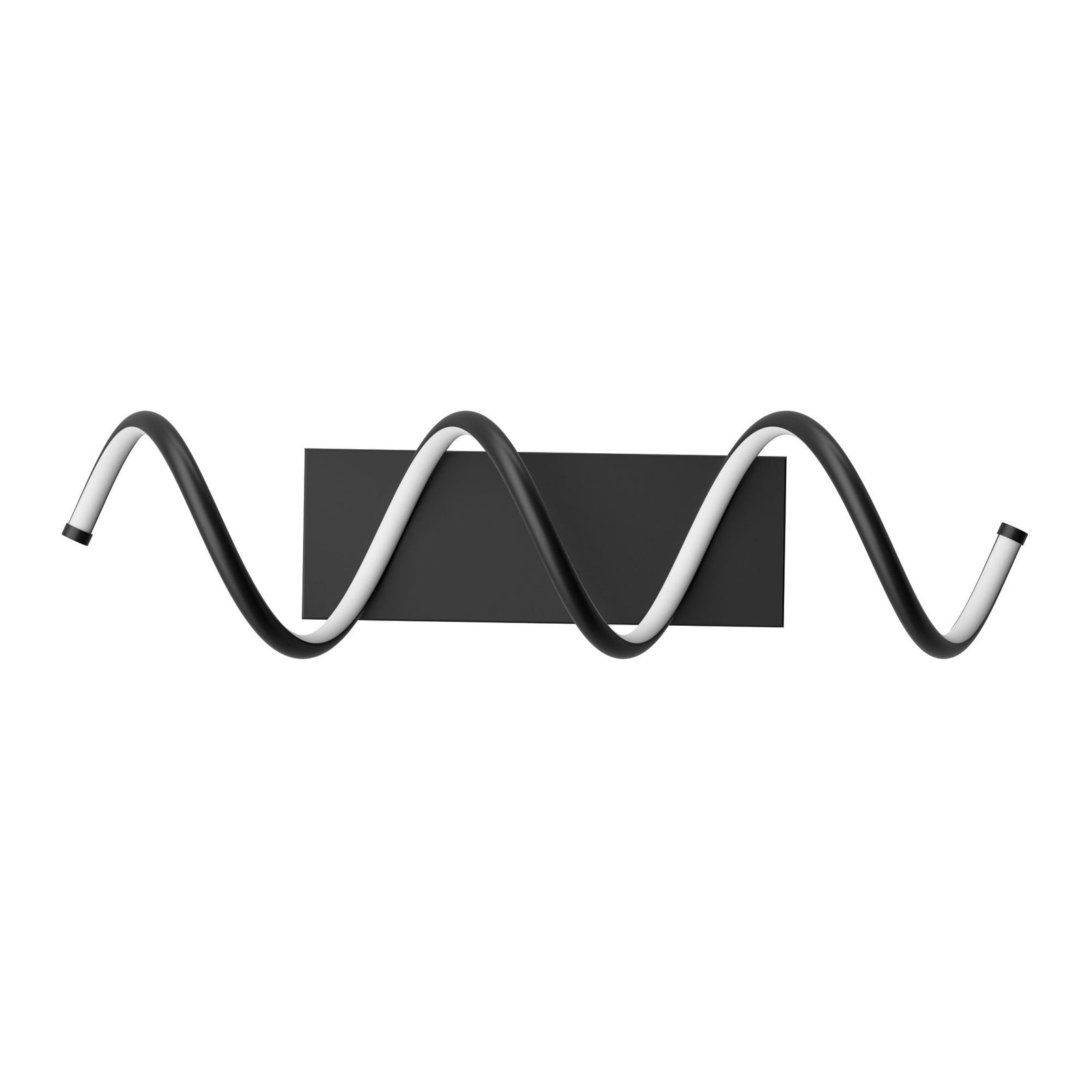 Dante 16W/3000K Matte Black Integrated LED Wall Lamp Vanity Light S3L7 - product image 1