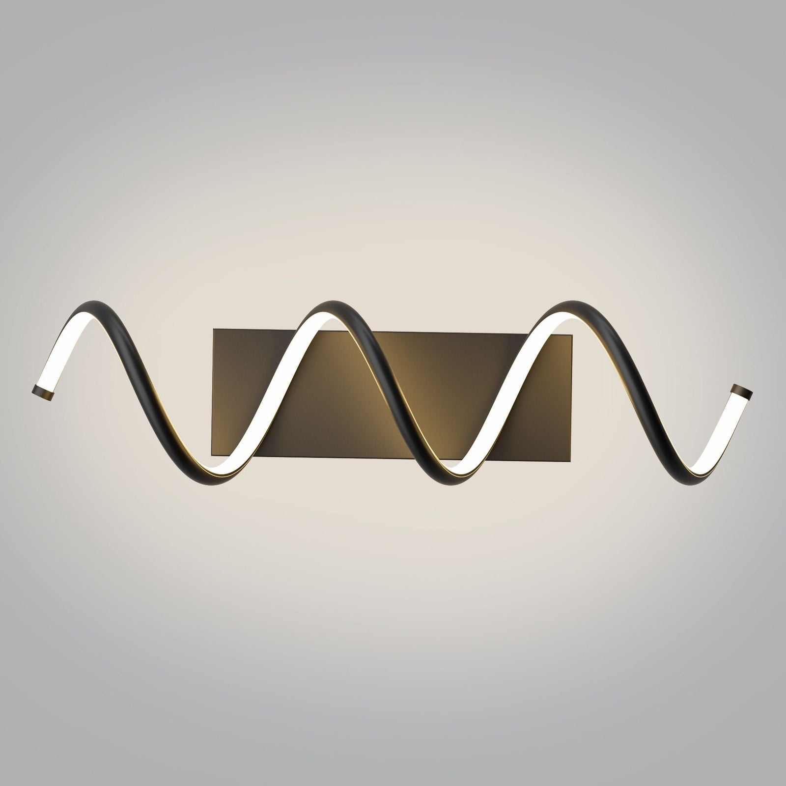 Dante 16W/3000K Matte Black Integrated LED Wall Lamp Vanity Light S3L7 - product image 4