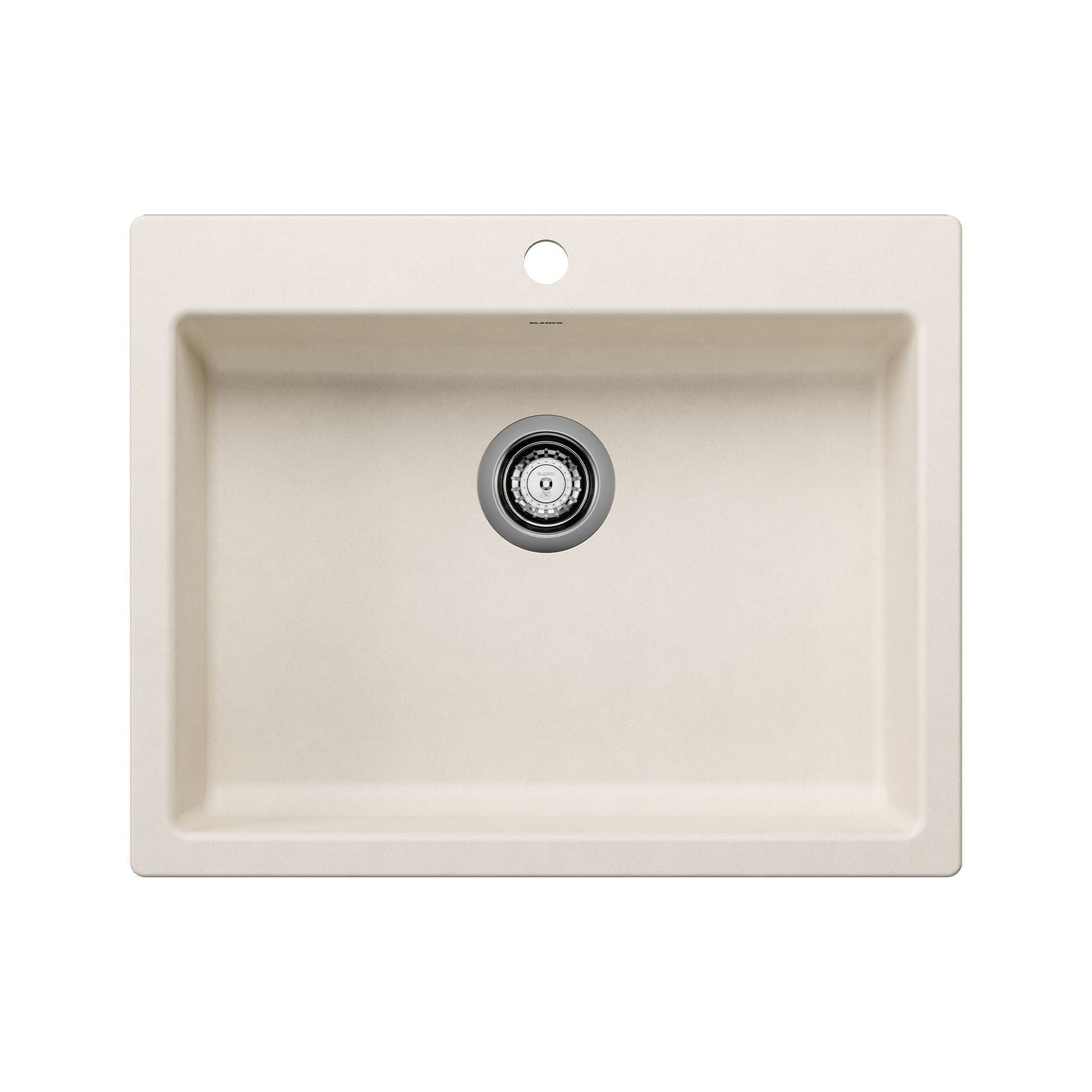 CSA Single Bowl Drop-In Kitchen Sink, Soft White, 25-in N3Y0 - product image 1