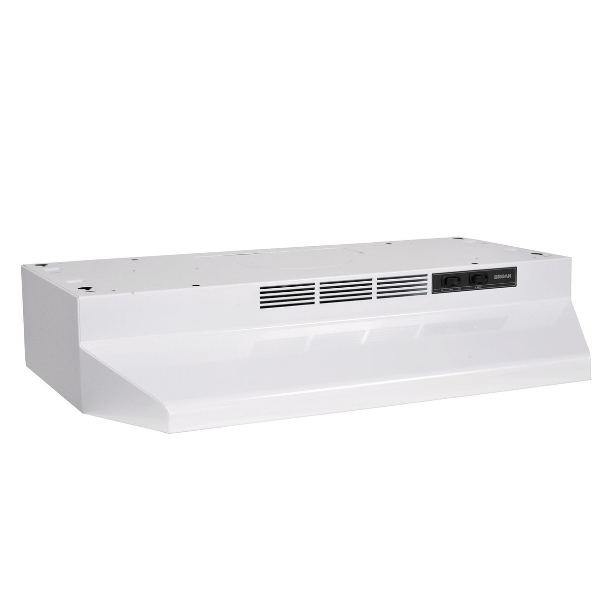 BU2 Series 230CFM Under Cabinet Kitchen Exhaust Fan Range Hood, White, 24-in V6W2 - product image 1