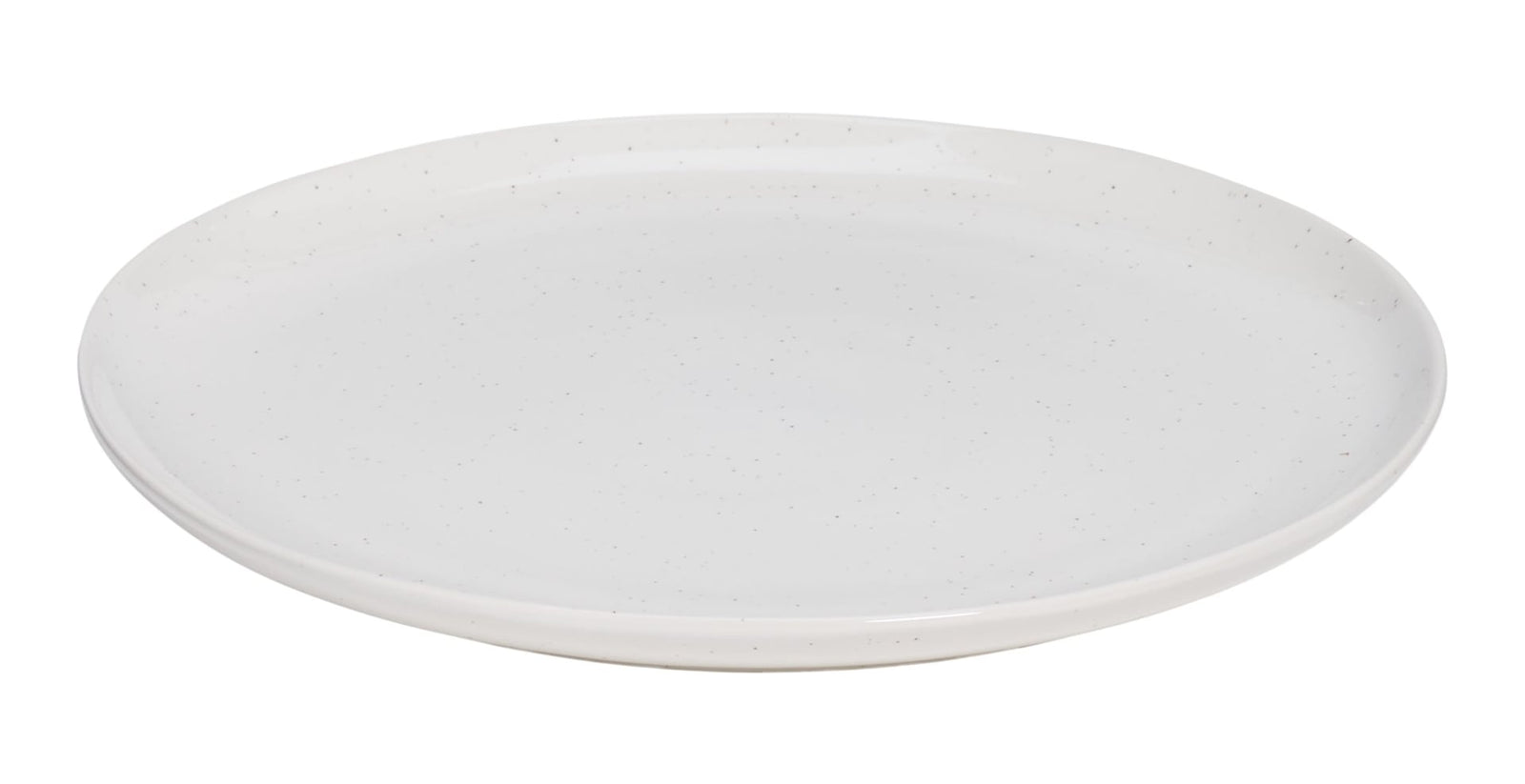 Bettina Glossy Stoneware Salad Plate, 1-pc, White Speckle J3S0 - product image 1