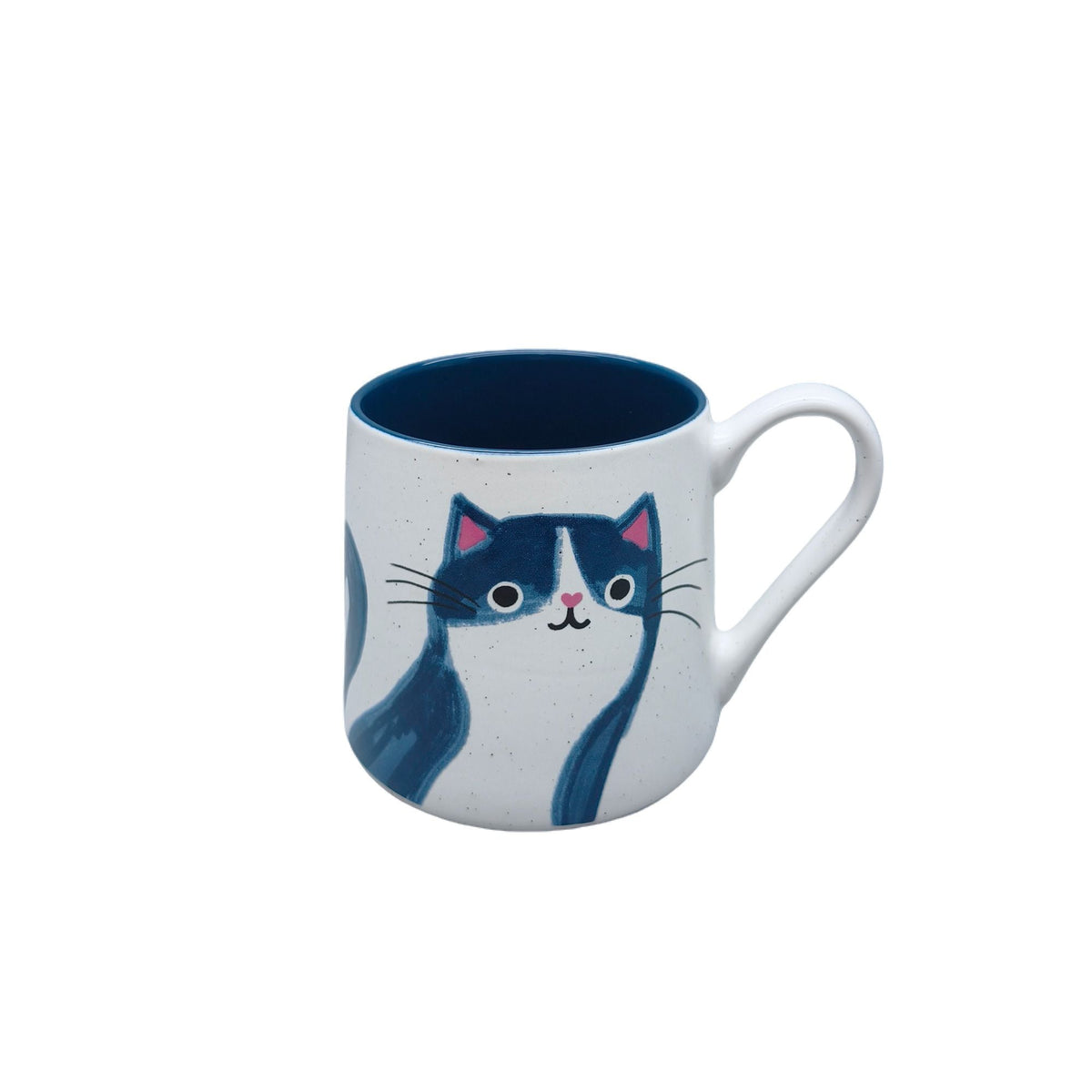 Durable Stoneware Cat Mug, Blue, 18-oz I3X4 - product image 1