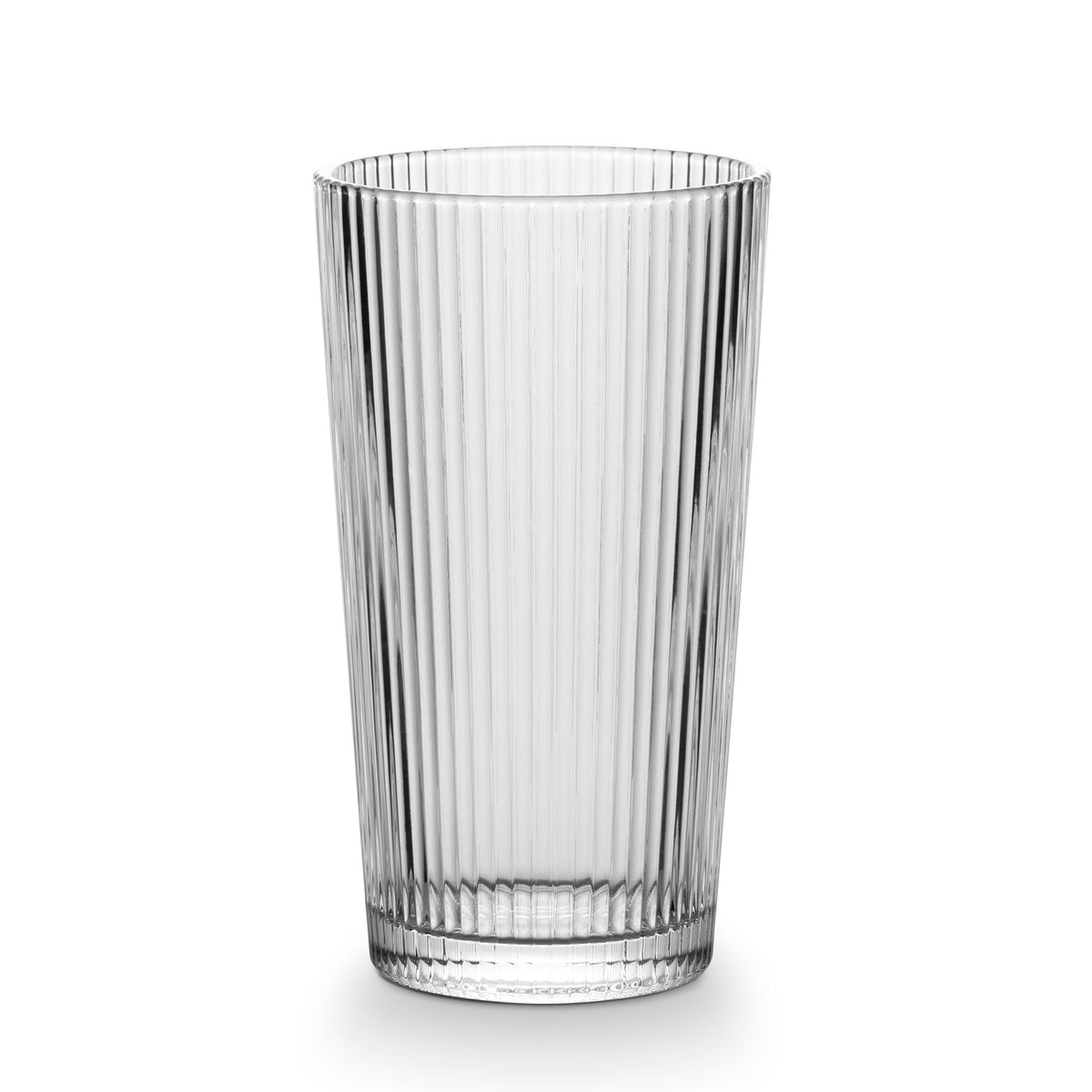 Ribbed High Ball Glass Set, Lead-free, 4-pc V7O7 - product image 2