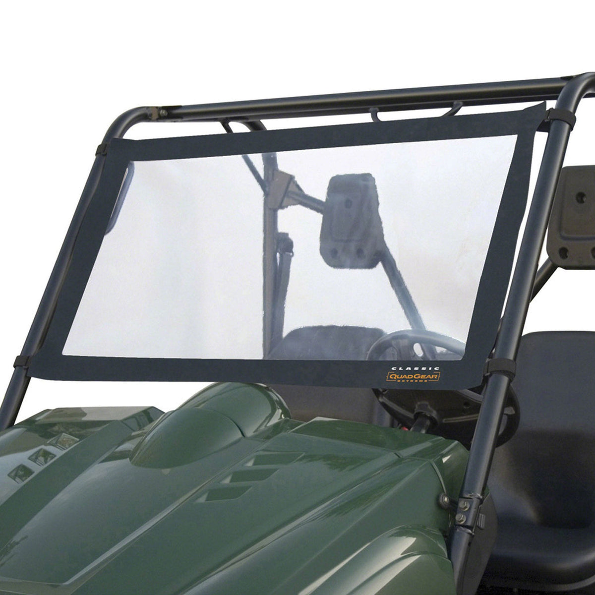 Classic Accessories 78627 QuadGear UTV Windshield for Kawasaki Mule 2500/3000 & Polaris Ranger, Black O0W7 - product image 1