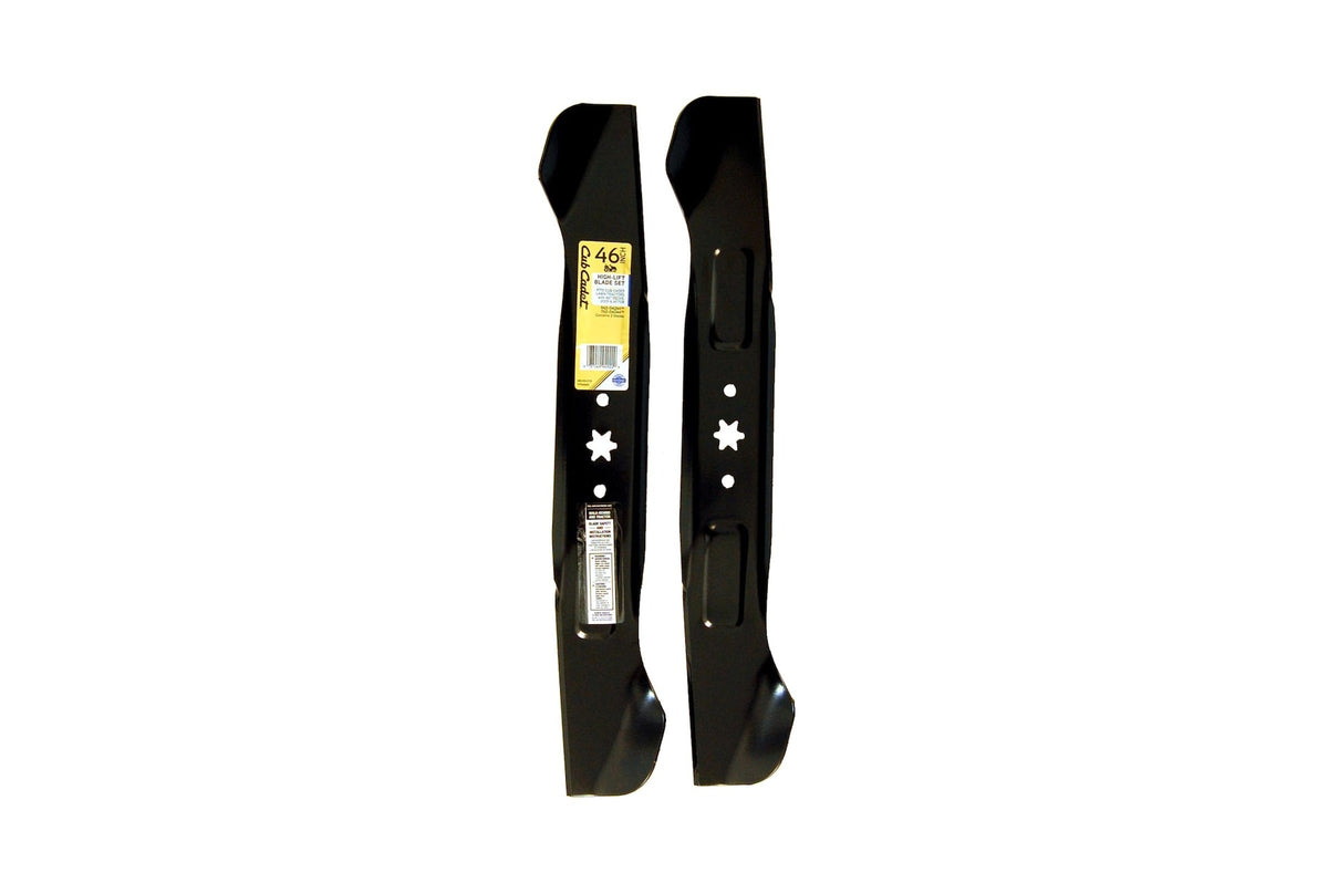 NX-15 Riding Mower 2-in-1 High-Lift Blade Set, Fits 2015 & After Models, Black, 46-in, 2-pk S7E4 - product image 2