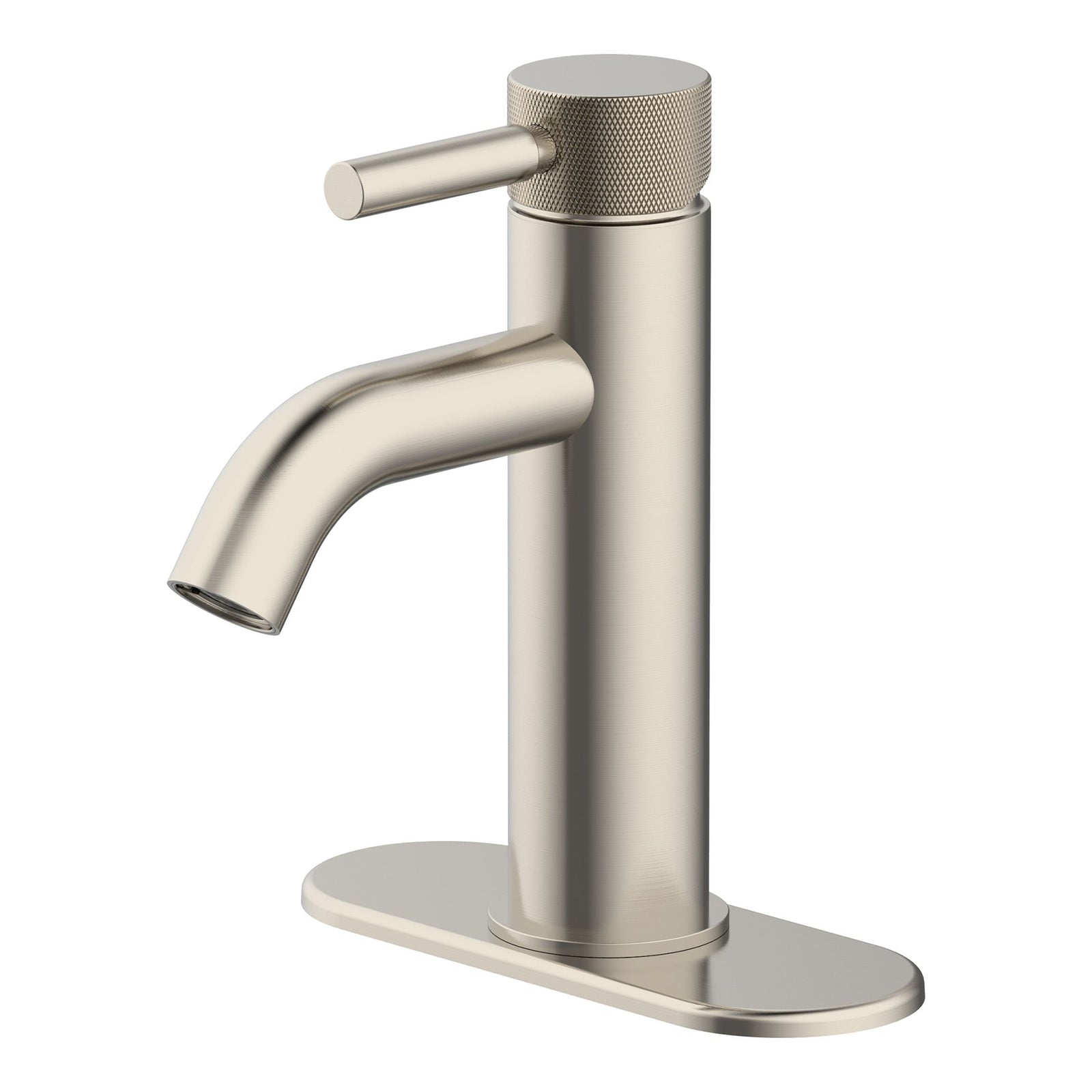 Crete 1-Handle Lavatory Faucet with Knurled Accents M0F4 - product image 1