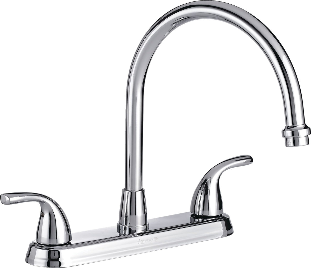 Double Handle High Arc Kitchen Faucet, Chrome F7V2 - product image 1