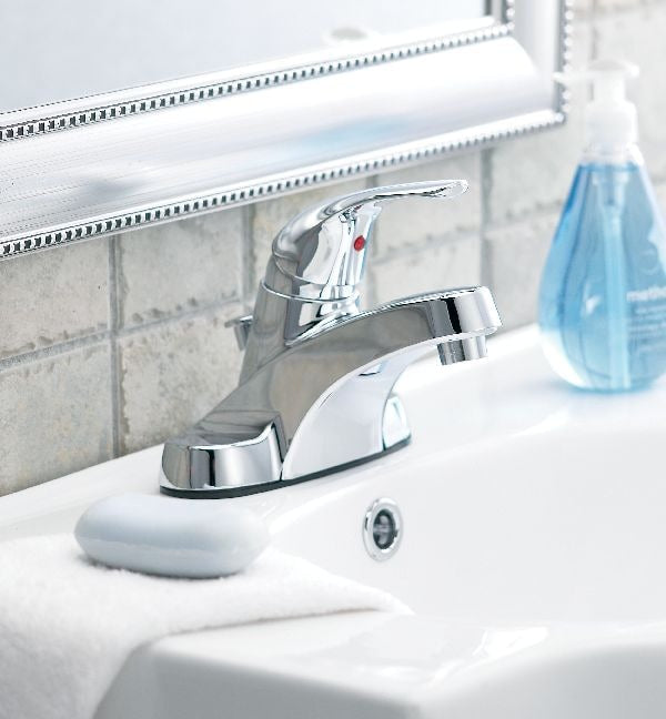 Renovate Single Handle Bathroom Sink Faucet, 4-in Centerset, Chrome S7E2 - product image 4