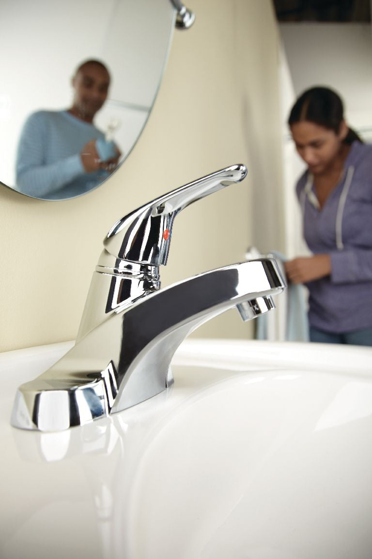 Renovate Single Handle Bathroom Sink Faucet, 4-in Centerset, Chrome S7E2 - product image 5