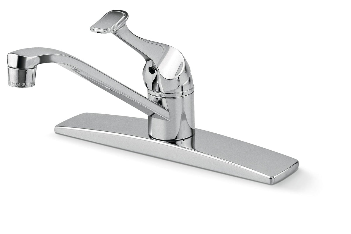 Single Handle Metal Lever Kitchen Faucet, Chrome E9L9 - product image 1