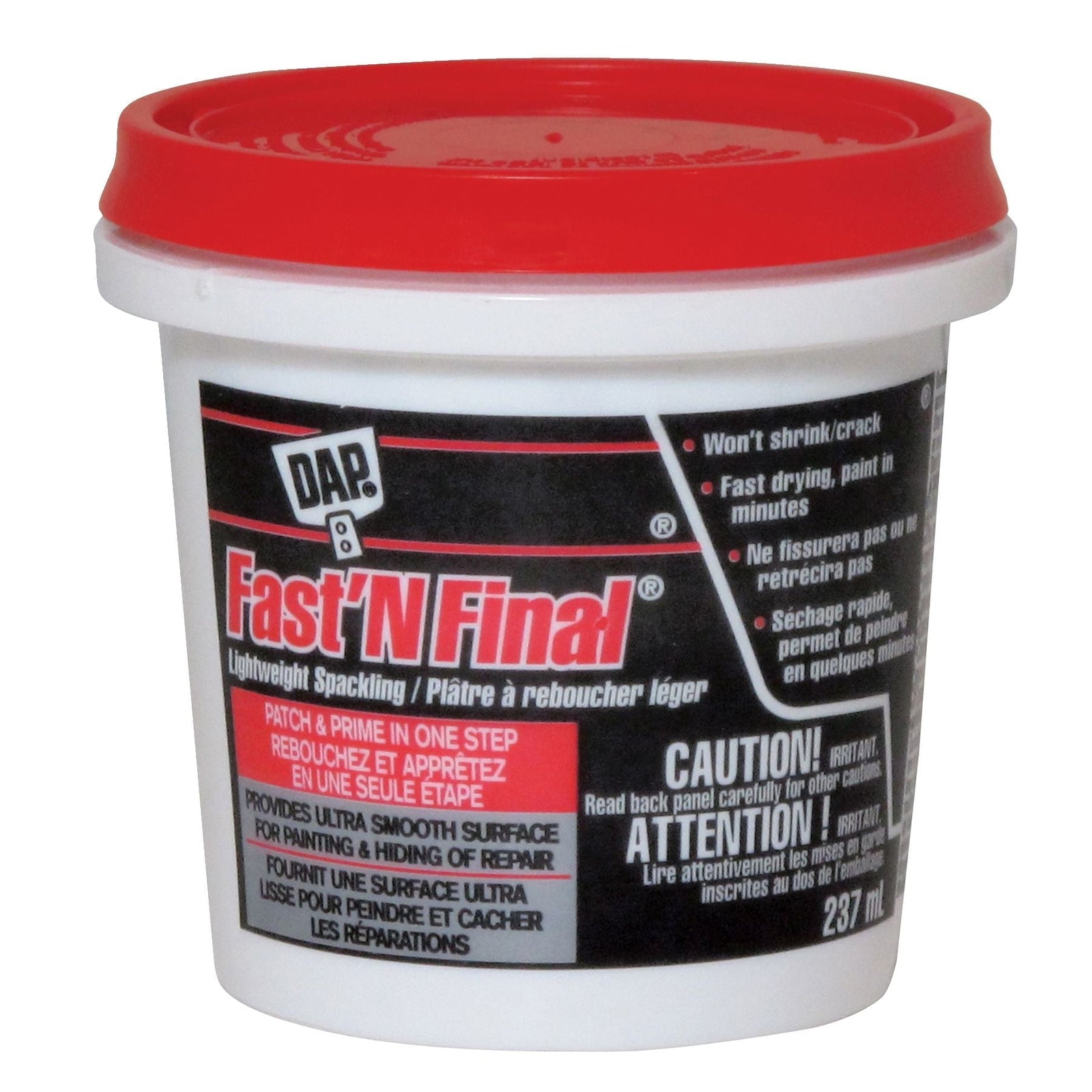 Fast N' Final Lightweight Spackling, 237-mL J3A9 - product image 1