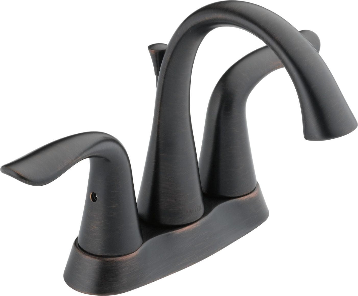 Faucet Lahara Double Handle Rigid Spout 4-in Centerset Bathroom Sink Faucet, WaterSense Certified, Venetian Bronze S1Q4 - product image 1