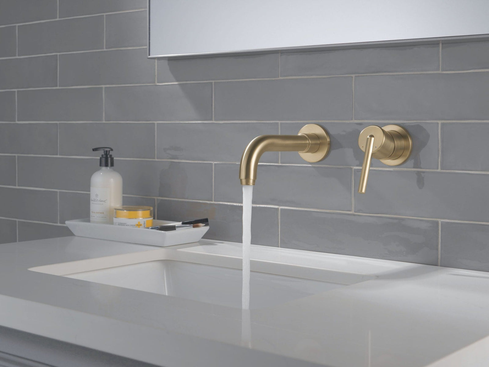 Trinsic 1-H Wall-Mount Lav Faucet Trim, Champagne Bronze P1K1 - product image 4