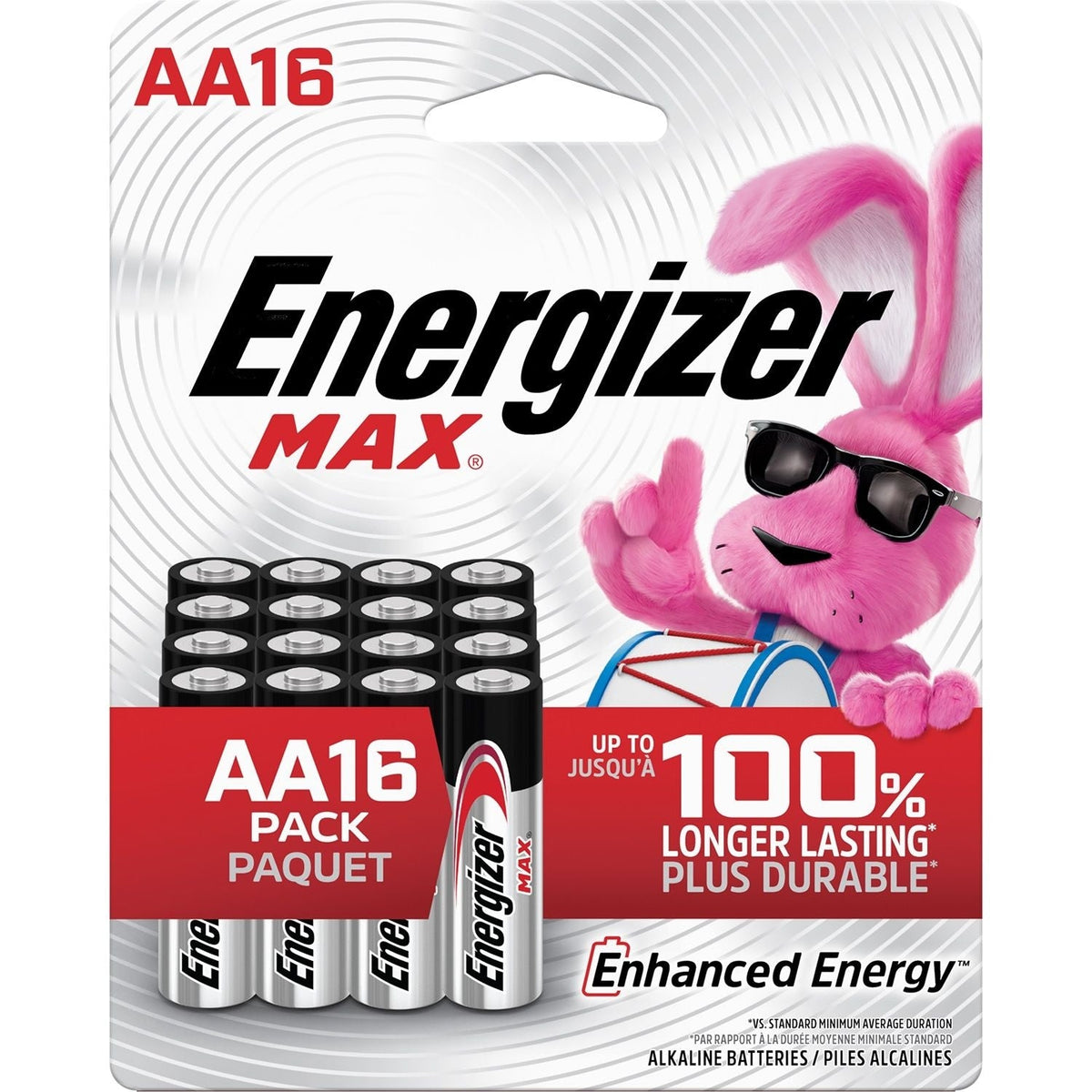 Max 16-pk AA Alkaline Batteries, Long Lasting, All Purpose G4I7 - product image 1