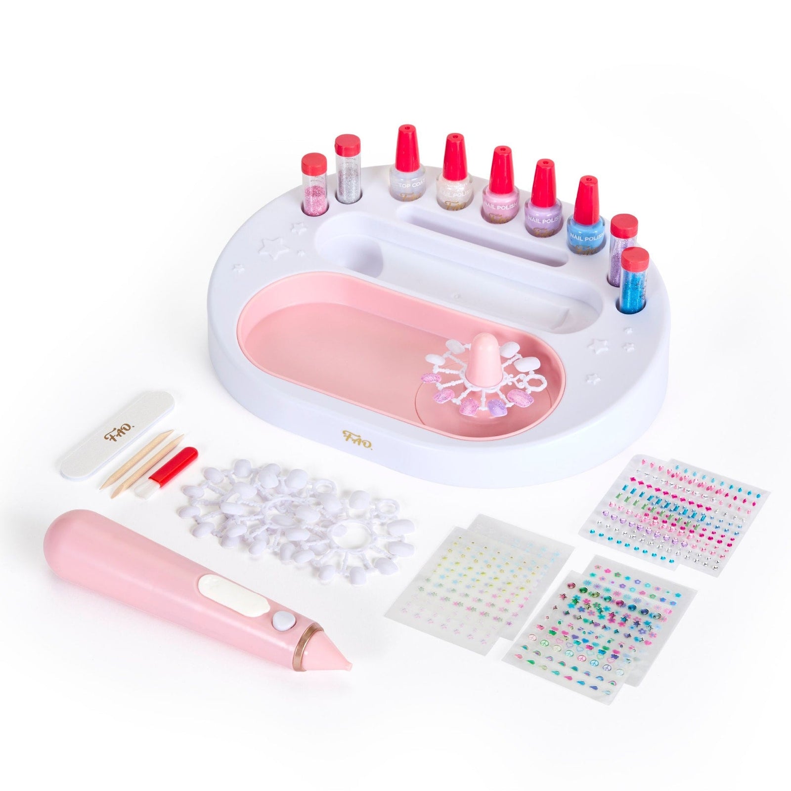 Girls Custom Glitter Nail Set, Pink P8T5 - product image 2