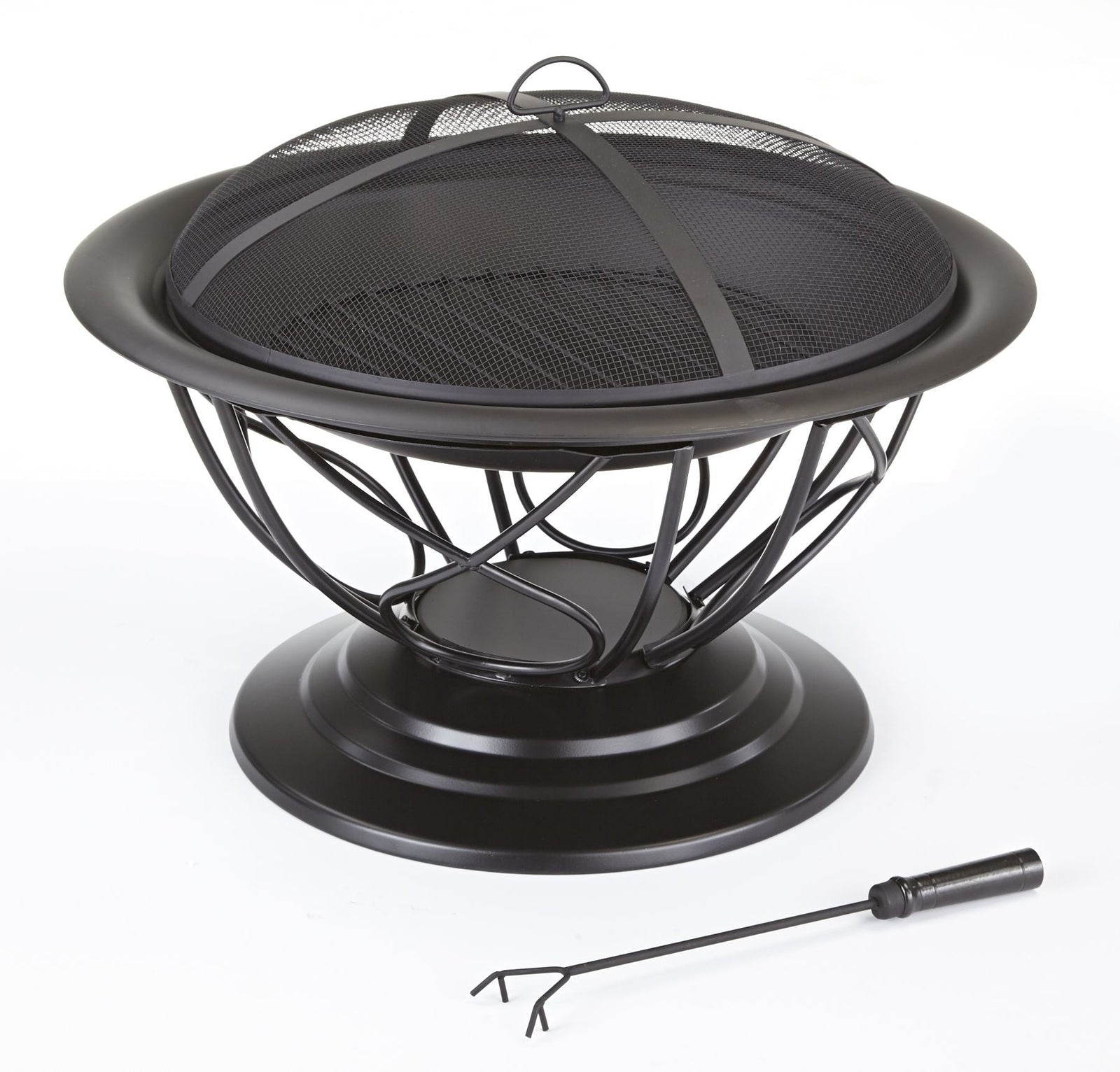 Savona Round Wood-Burning Outdoor Fire Bowl/Fire Pit, 29.5 x 20-in P9S4 - product image 4