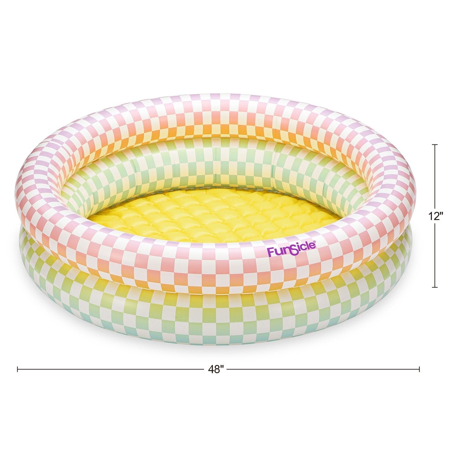 Rainbow Checkered Pool G3H6 - product image 1