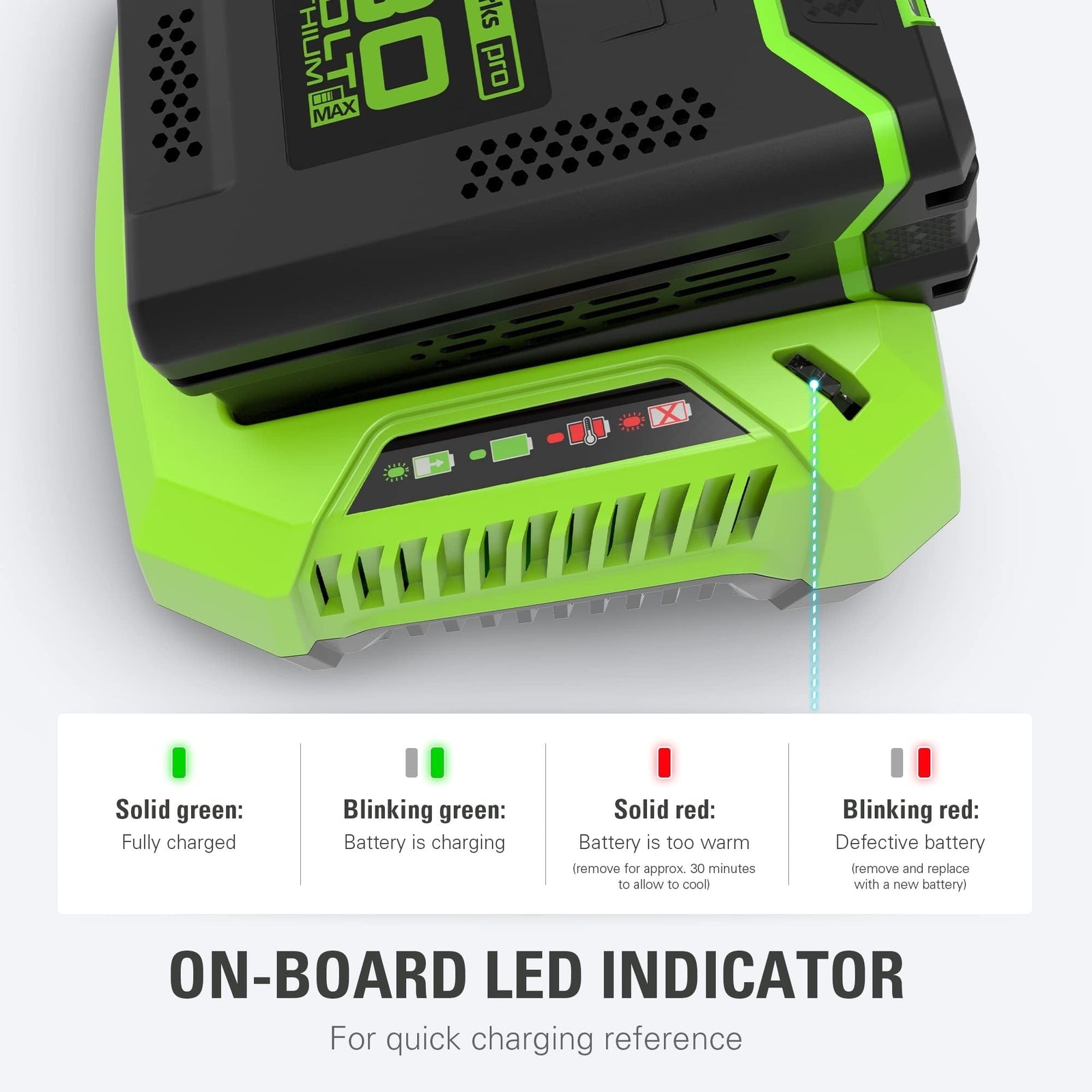 PRO 80V 2Ah Lithium-Ion Battery Charger for CT#: 060-1706 X9S9 - product image 6