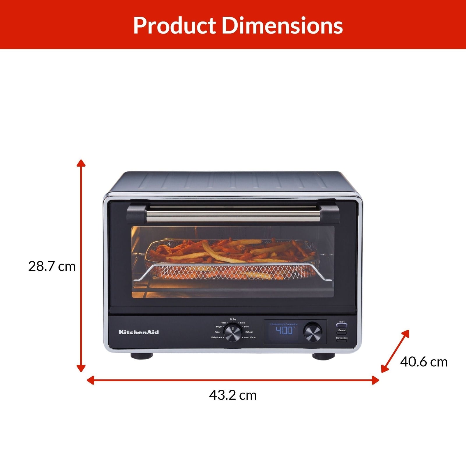 Digital Countertop Convection Oven with Air Fryer L7O8 - product image 3
